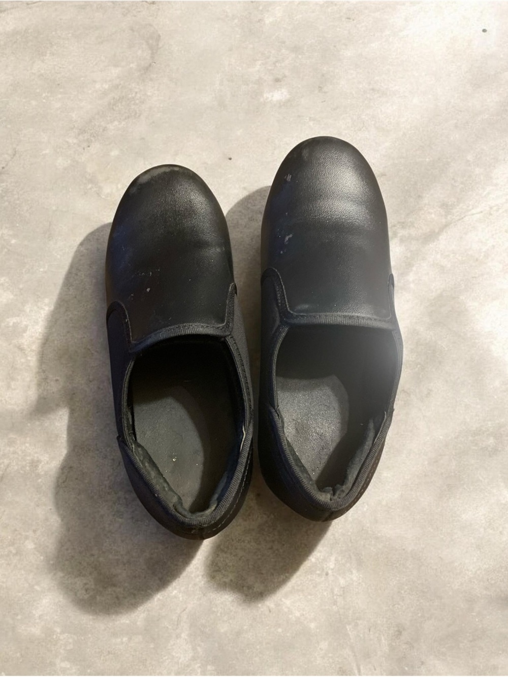 Girls Slip-On Tap Shoes Black Size 1.5A Dance Shoes